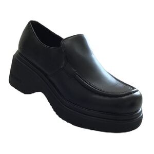 Skechers Y2K Platform Slip On Chunky Heel Loafers Size 6